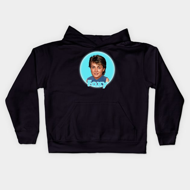 Michael J. Fox Kids Hoodie by Zbornak Designs